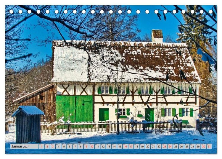 Produktbild: Die Stauden, eine Landschaft aus dem Bilderbuch (Tischkalender 2027 DIN A5 quer), CALVENDO Monatskalender