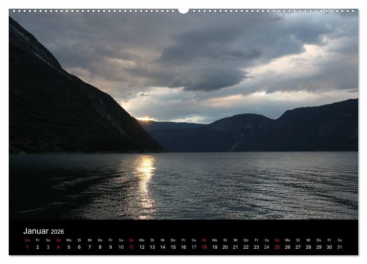 Produktbild: Norwegen - Der S&uuml;den (Wandkalender 2026 DIN A2 quer), CALVENDO Monatskalender