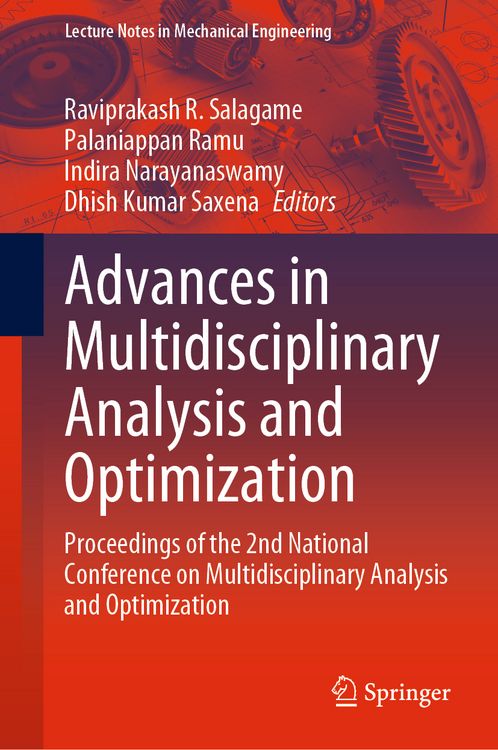 Produktbild: Advances in Multidisciplinary Analysis and Optimization