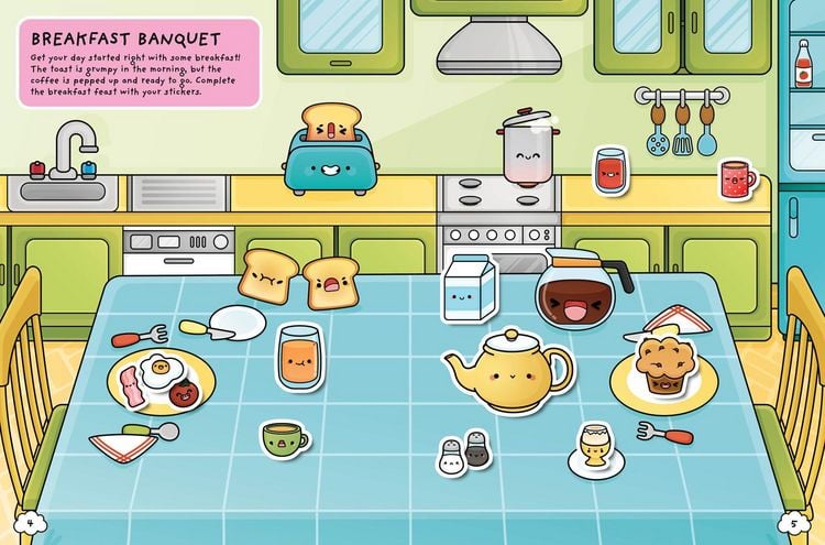 Produktbild: Cosy Cute Mini Food Sticker book