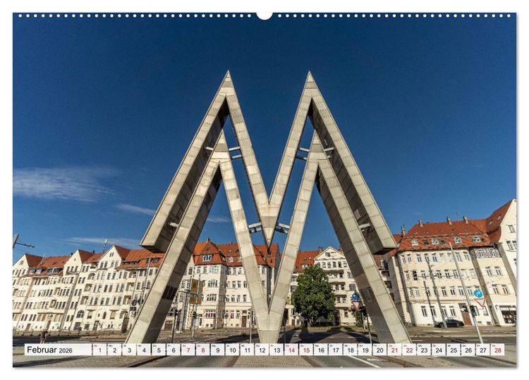 Produktbild: Sachsen - Leipzig (Wandkalender 2026 DIN A2 quer), CALVENDO Monatskalender