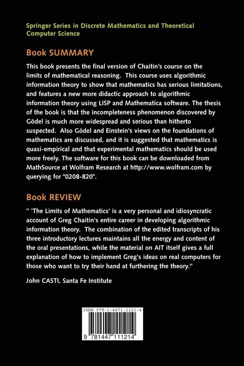Produktbild: The LIMITS of MATHEMATICS