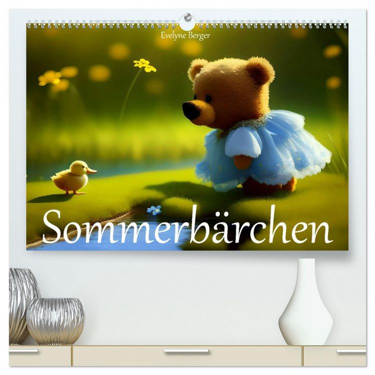 Produktbild: Sommerb&auml;rchen (hochwertiger Premium Wandkalender 2026 DIN A2 quer), Kunstdruck in Hochglanz