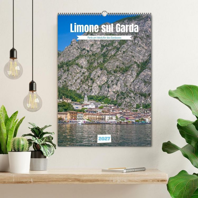 Produktbild: Limone sul Garda - Perle am Westufer des Gardasees (Wandkalender 2027 DIN A2 hoch), CALVENDO Monatskalender