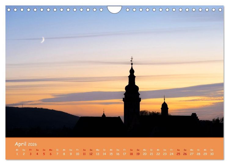 Produktbild: Durlach, das Stadtbild in 12 Impressionen (Wandkalender 2026 DIN A4 quer), CALVENDO Monatskalender
