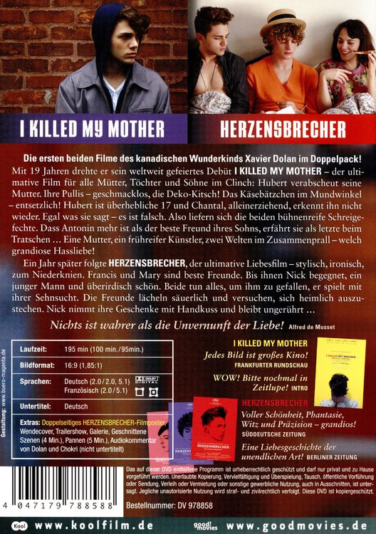 Produktbild: Xavier Dolan - Die Box (Special Edition mit Wendeposter) [2 DVDs]