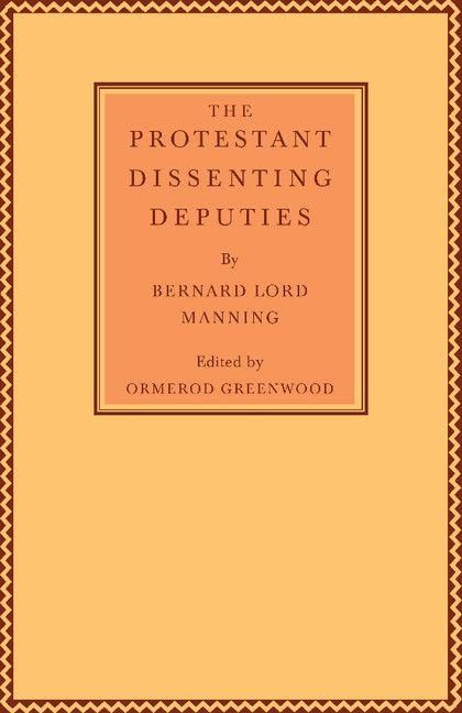 Produktbild: The Protestant Dissenting Deputies