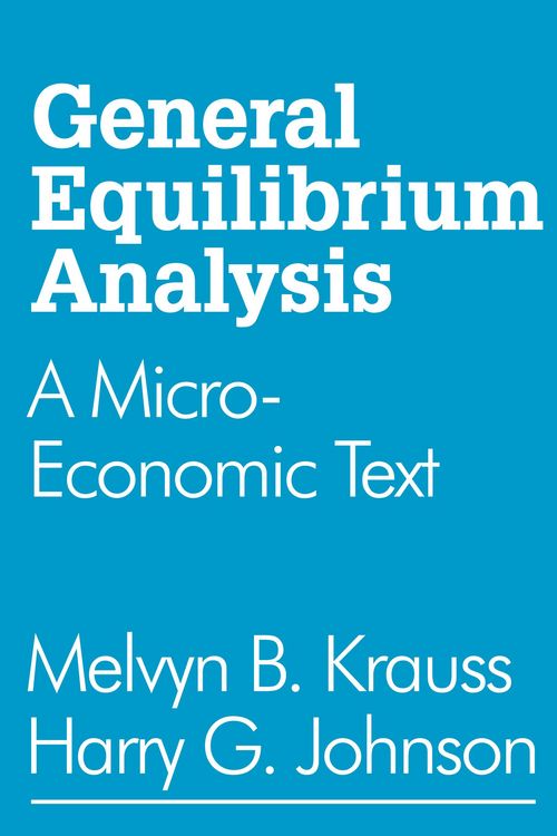 Produktbild: General Equilibrium Analysis
