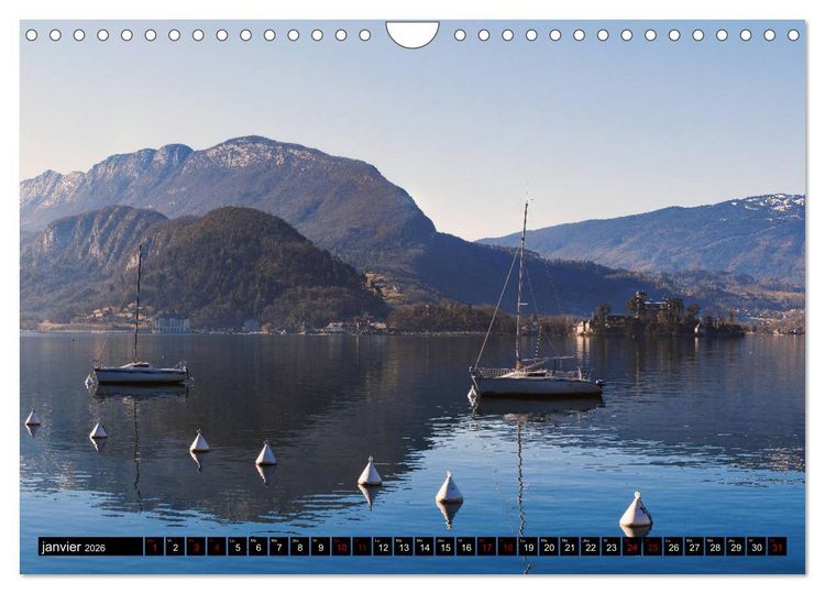 Produktbild: Lac d'Annecy &agrave; vue d'&oelig;il (Calendrier mural 2026 DIN A4 vertical), CALVENDO calendrier mensuel