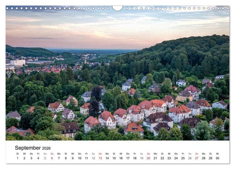 Produktbild: BIELEFELD aus der Vogelperspektive (Wandkalender 2026 DIN A3 quer), CALVENDO Monatskalender