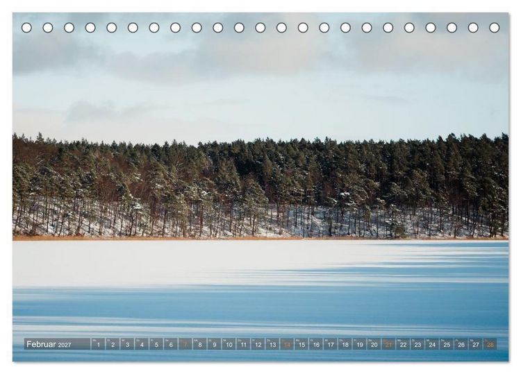Produktbild: Lychen - zwischen Wald und Seen (Tischkalender 2027 DIN A5 quer), CALVENDO Monatskalender