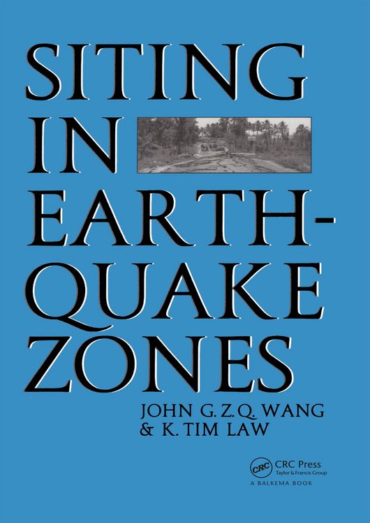 Produktbild: Siting in Earthquake Zones