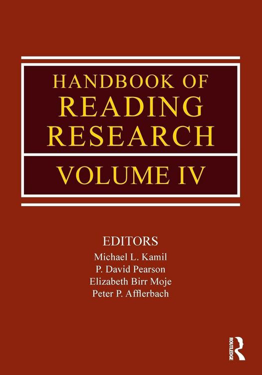 Produktbild: Handbook of Reading Research, Volume IV