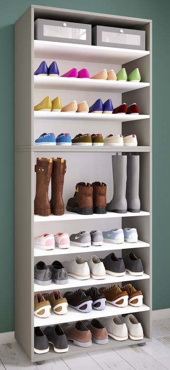 Produktbild: XXL Holz Gro&szlig;er Schuhschrank Schuhregal Lona 9
