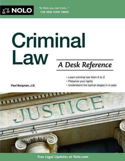 Produktbild: Criminal Law: A Desk Reference