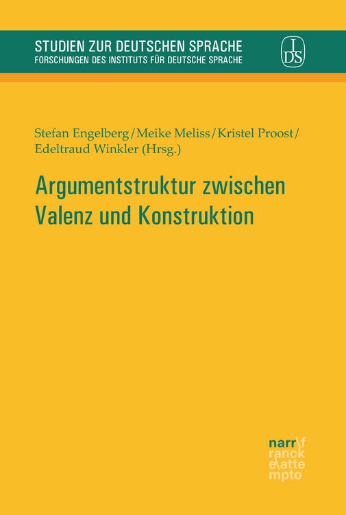 Produktbild: Argumentstruktur zwischen Valenz und Konstruktion
