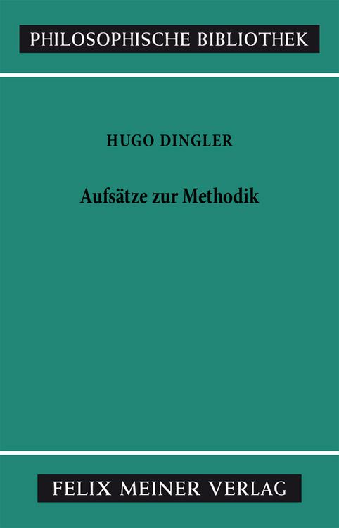Produktbild: Aufs&auml;tze zur Methodik