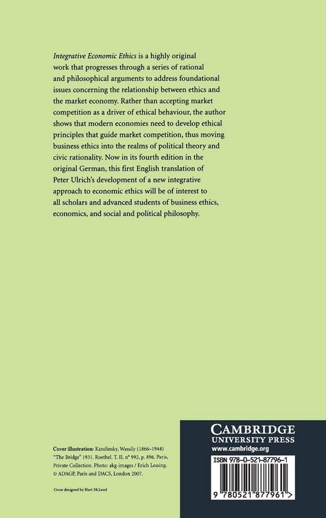 Produktbild: Integrative Economic Ethics