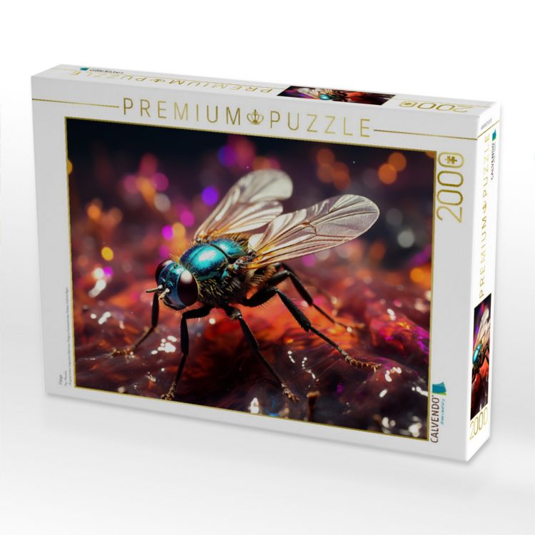 Produktbild: CALVENDO Puzzle Fliege | 2000 Teile Lege-Gr&ouml;&szlig;e 90x67cm Foto-Puzzle f&uuml;r gl&uuml;ckliche Stunden