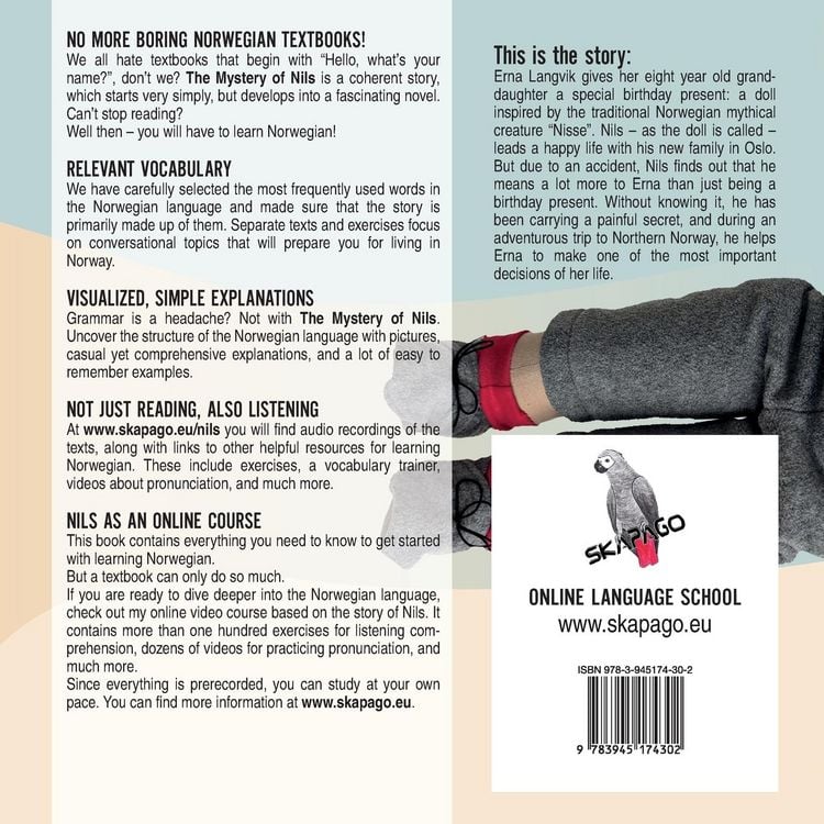 Produktbild: The Mystery of Nils. Part 1 - Norwegian Course for Beginners. Learn Norwegian - Enjoy the Story.