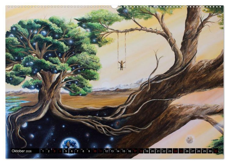 Produktbild: Im Traum ein Baum (hochwertiger Premium Wandkalender 2026 DIN A2 quer), Kunstdruck in Hochglanz