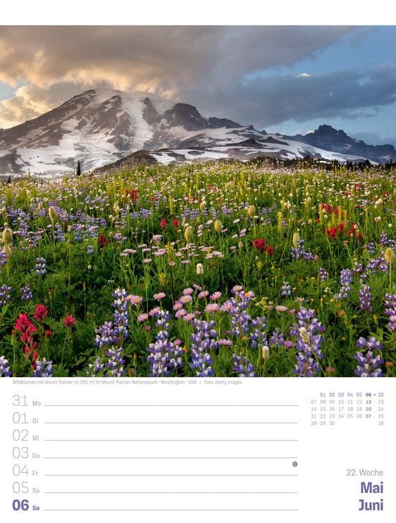 Produktbild: Planet Erde Wochenplaner Kalender 2027 | Landschaften der Welt