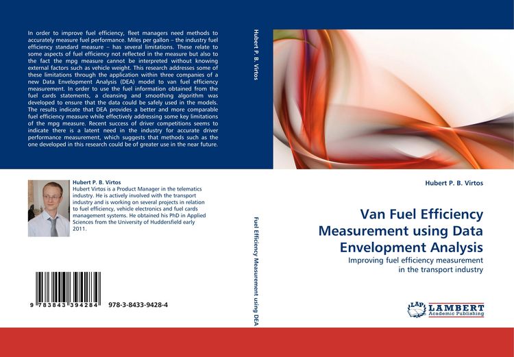 Produktbild: Van Fuel Efficiency Measurement using Data Envelopment Analysis