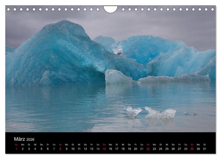 Produktbild: Island - Iceland - &Iacute;sland (Wandkalender 2026 DIN A4 quer), CALVENDO Monatskalender
