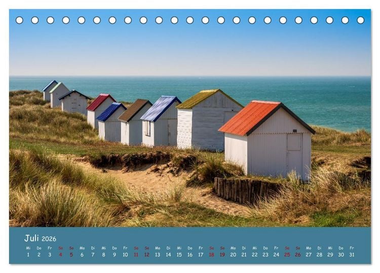 Produktbild: Cotentin, die Perle der Normandie (Tischkalender 2026 DIN A5 quer), CALVENDO Monatskalender