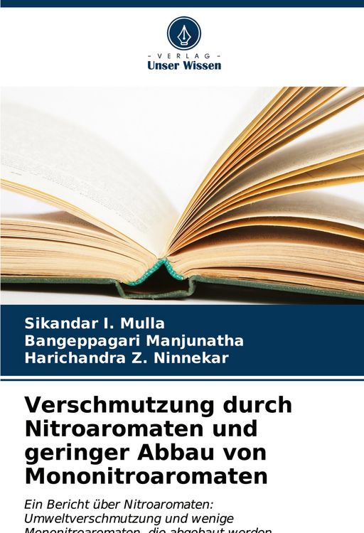 Produktbild: Verschmutzung durch Nitroaromaten und geringer Abbau von Mononitroaromaten