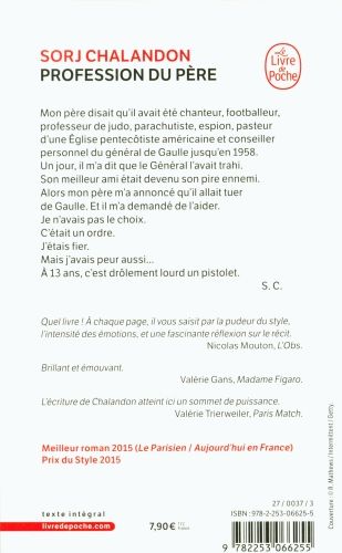 Produktbild: Profession du p&egrave;re