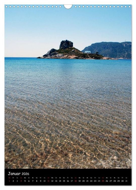 Produktbild: Griechenland - Insel Kos (Wandkalender 2026 DIN A3 hoch), CALVENDO Monatskalender