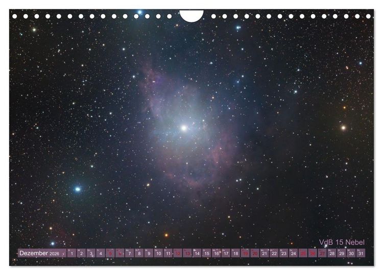 Produktbild: Deep Sky Kalender (Wandkalender 2026 DIN A4 quer), CALVENDO Monatskalender