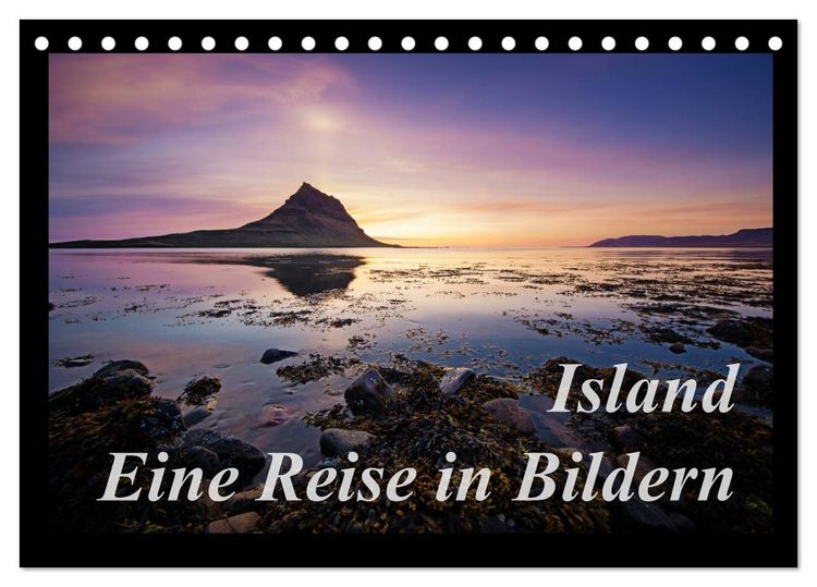 Produktbild: Island - Eine Reise in Bildern (Tischkalender 2026 DIN A5 quer), CALVENDO Monatskalender