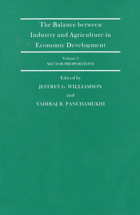 Produktbild: The Balance Between Industry and Agriculture in Economic Development