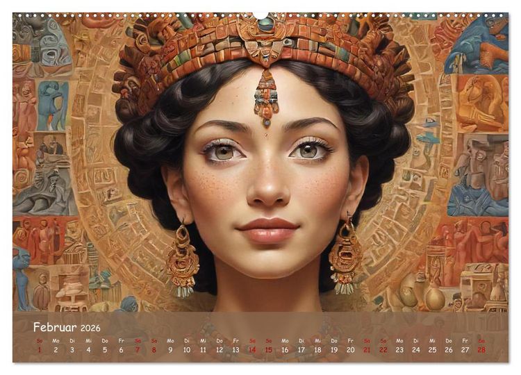 Produktbild: Faszination Maya: Einblicke in eine versunkene Welt (hochwertiger Premium Wandkalender 2026 DIN A2 quer), Kunstdruck in Hochglanz
