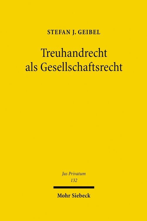 Produktbild: Treuhandrecht als Gesellschaftsrecht