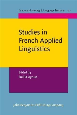 Produktbild: Studies in French Applied Linguistics