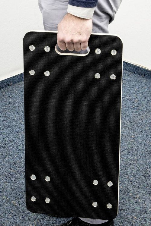 Produktbild: Metafranc WU0822000 Transportroller PA Traglast (max.): 400 kg 590 mm x 290 mm x 126 mm Anzahl Lenkrollen 4