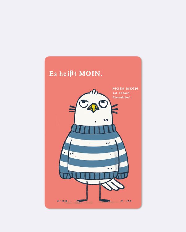 Produktbild: Lunacard Postkarte *Es hei&szlig;t MOIN