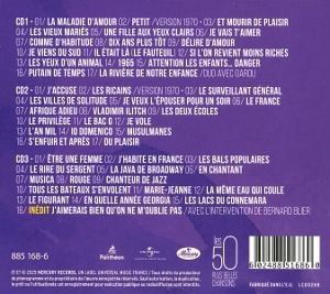 Produktbild: Les 50 plus belles chansons
