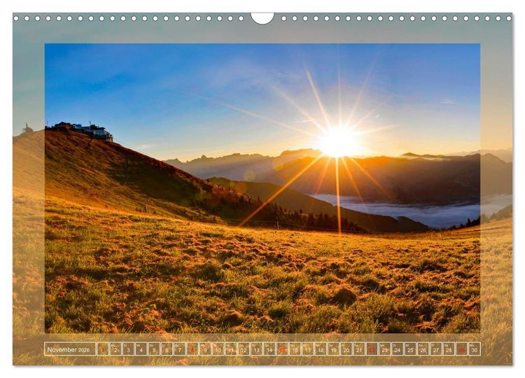 Produktbild: Wenn die Sonne erwacht und untergeht (Wandkalender 2026 DIN A3 quer), CALVENDO Monatskalender