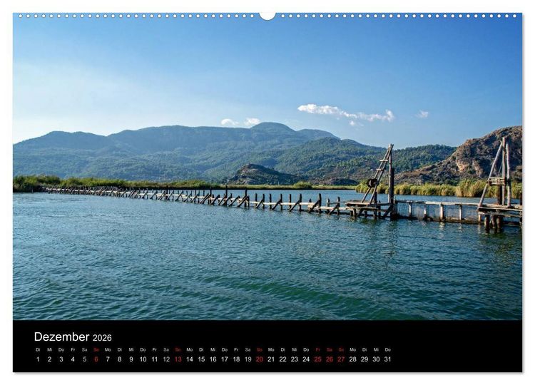Produktbild: T&uuml;rkische Riviera - Entlang der lykischen K&uuml;ste (Wandkalender 2026 DIN A2 quer), CALVENDO Monatskalender