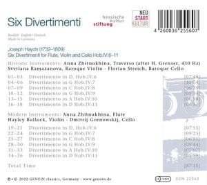 Produktbild: Sechs Divertimenti Hob.IV: 6-11
