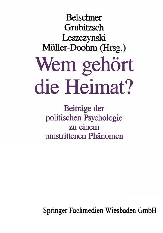 Produktbild: Wem geh&ouml;rt die Heimat?