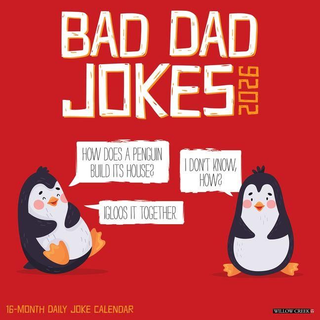 Produktbild: Bad Dad Jokes 2026 Wall Calendar