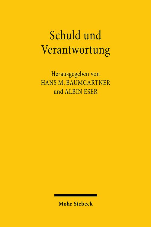 Produktbild: Schuld und Verantwortung