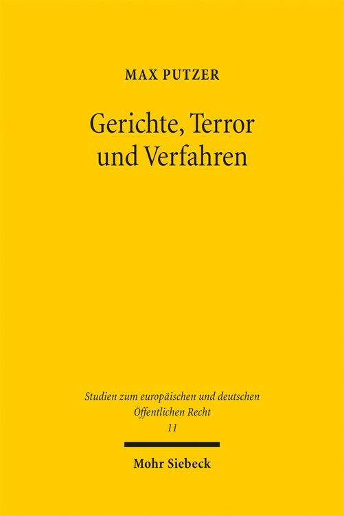 Produktbild: Gerichte, Terror und Verfahren