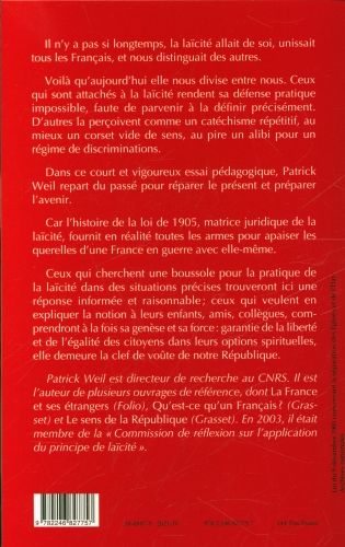 Produktbild: De la la&iuml;cit&eacute; en France