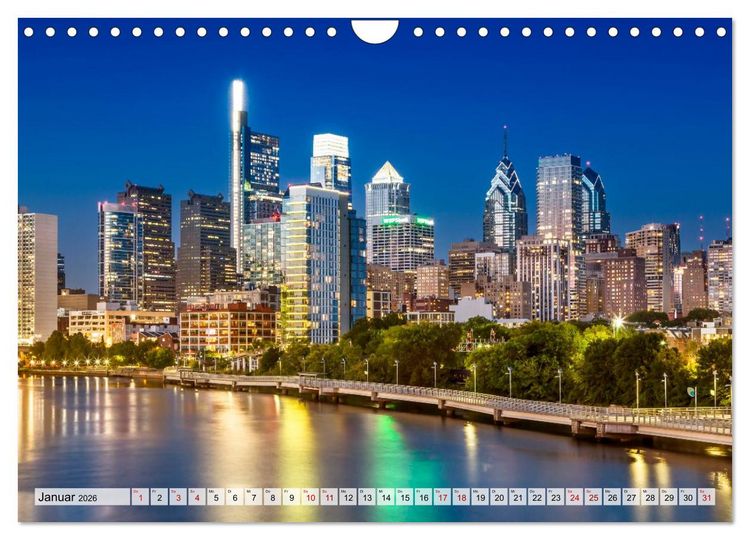 Produktbild: St&auml;dte der USA - Metropolen und Momente (Wandkalender 2026 DIN A4 quer), CALVENDO Monatskalender